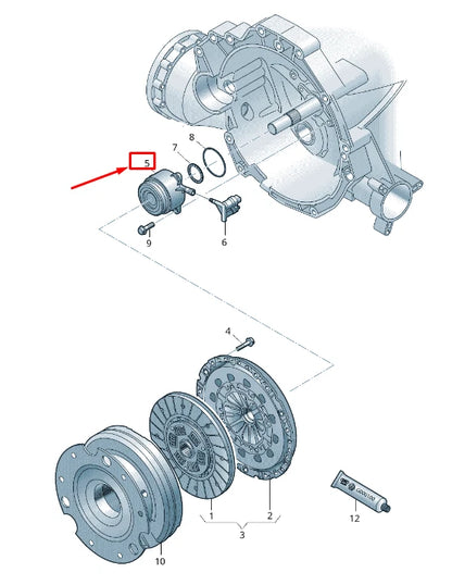 NEW AUDI A6 AVANT C7 CLUTCH RELEASE BEARING 0CS141671C ORIGINAL