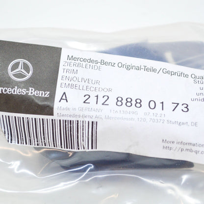 NEW MERCEDES-BENZ E W212 FRONT CAMERA ORNAMENTAL MOLDING A2128880173 ORIGINAL