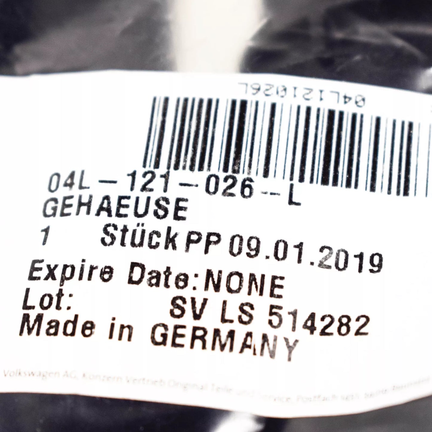 NEW VOLKSWAGEN TRANSPORTER T6 THERMOSTAT HOUSING 04L121026L ORIGINAL