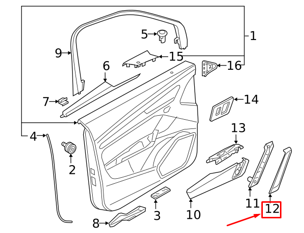 new audi q5 fy front right door handle shell upper rart 80a867172a6ps original