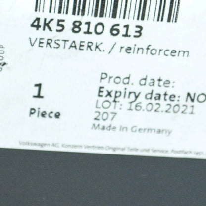 NEW AUDI A6 S6 C8 LEFT REAR REINFORCEMENT SIDE PANEL 4K5810613