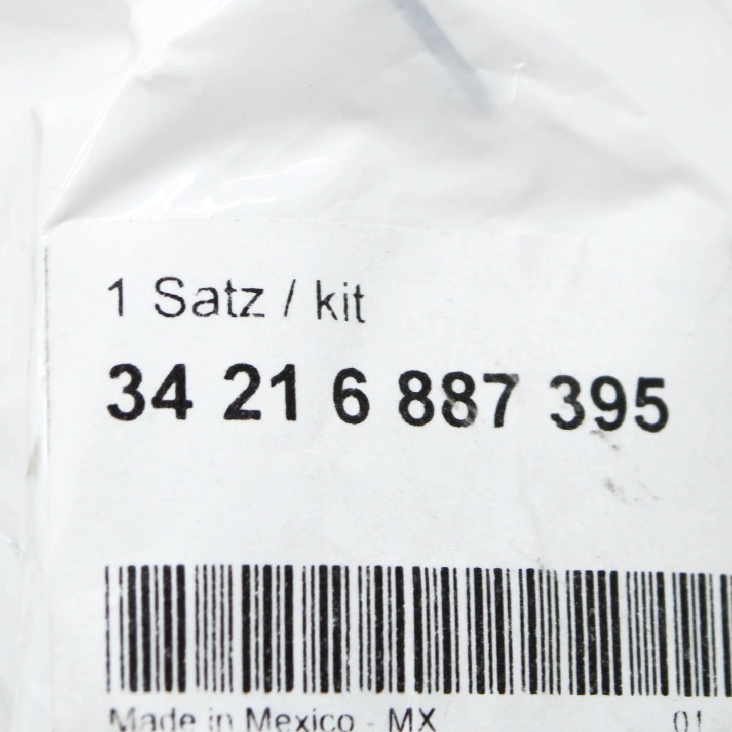 NEW BMW X3 G01 REAR BRAKE CABLE ROUTING REPAIR KIT 34216887395 ORIGINAL