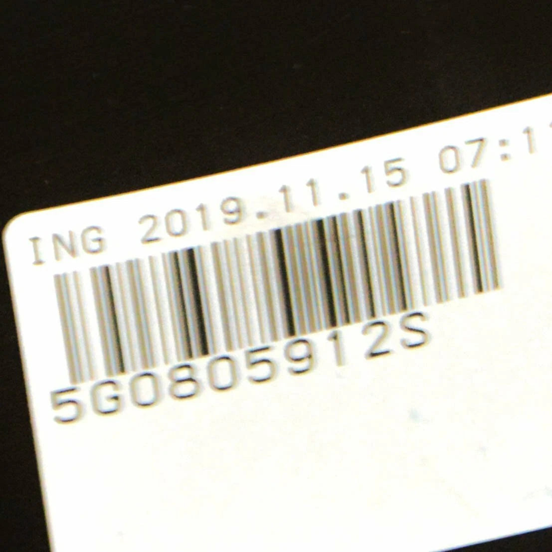 NEW VW GOLF MK7 FRONT RIGHT WHEEL ARCH FENDER FRONT PART 5G0805912S ORIGINAL