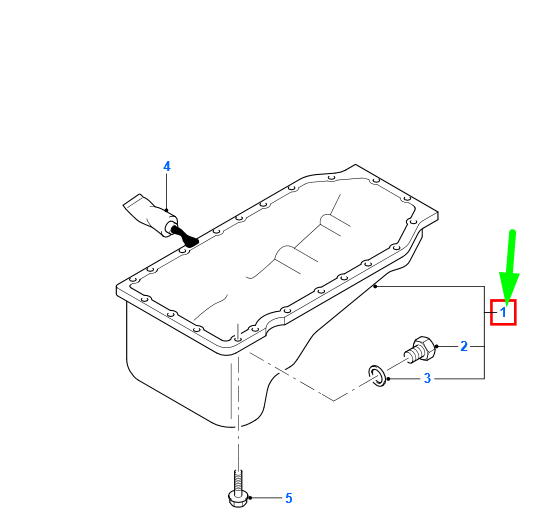 new ford ranger t6 engine oil sump pan 6m34-6675-ab 4903064 original