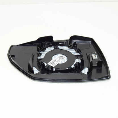 NEW AUDI Q7 4M FRONT LEFT DOOR MIRROR GLASS 4M0857535B ORIGINAL