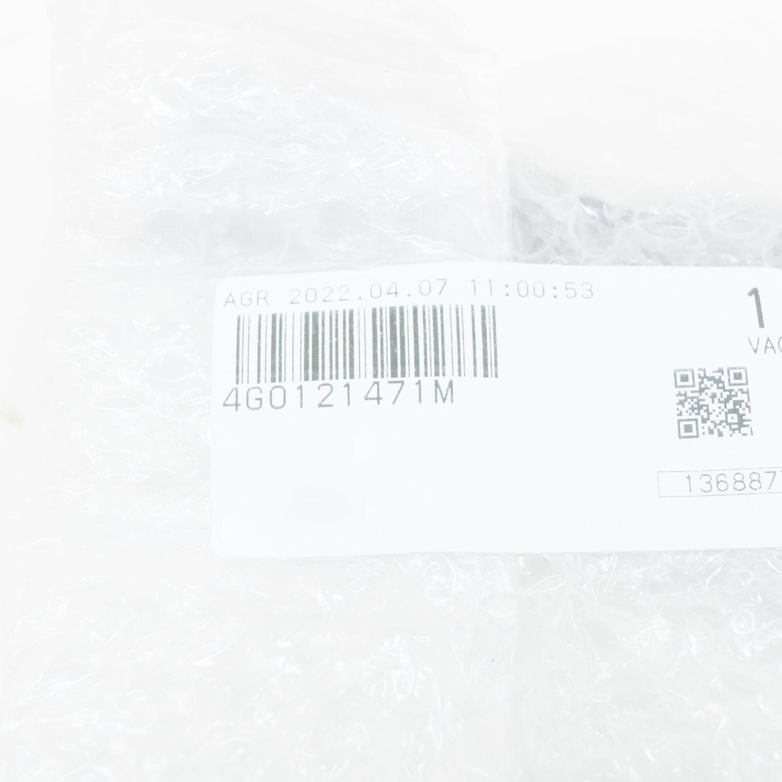 NEW AUDI RS7 SPORTBACK 4G8 COOLANT HOSE WITH QUICK COUPLING 4G0121471M ORIGINAL