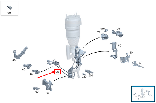 new mercedes-benz s w223 front right axle wiring harness a2235401817 original