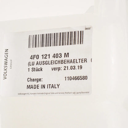 NEW AUDI A6 C6 EXPANSION COOLANT TANK 4F0121403M 4.2 PETROL