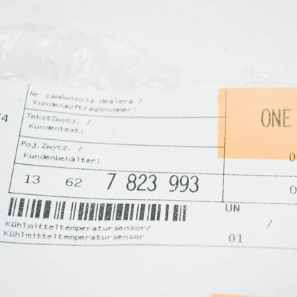 NEW BMW 2 F22 COOLANT TEMPERATURE SENSOR 218D DIESEL 13627823993 ORIGINAL