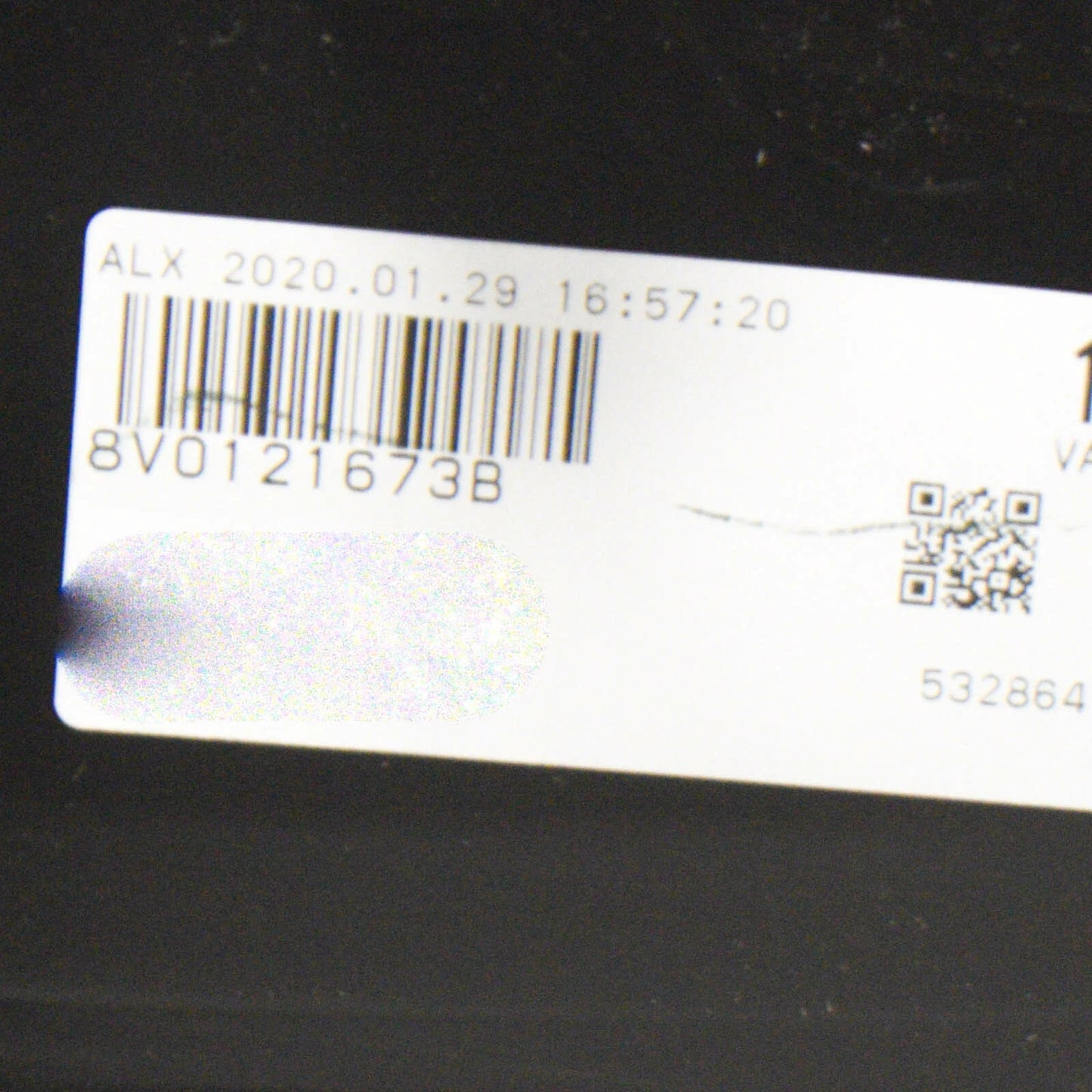 NEW AUDI A3 8V LEFT AIR DUCT GUIDE 8V0121673B ORIGINAL