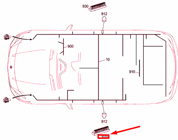 NEW MERCEDES-BENZ CLA C117 ENERGY DISTRIBUTOR A0009820012 ORIGINAL