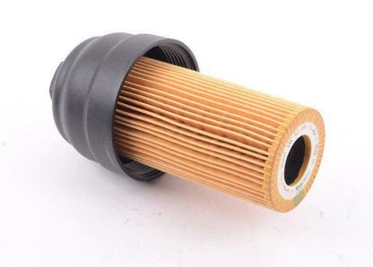 NEW VW TOUAREG 7P ENGINE OIL FILTER HOUSING COVER CAP 06E115433C ORIGINAL