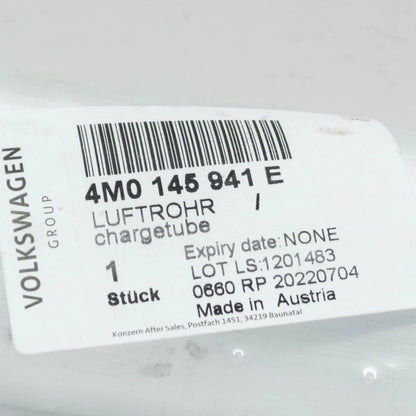 NEW AUDI Q7 4M LOWER ENGINE CHARGE AIR TUBE 4M0145941E