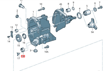 new volkswagen crafter 2e manual gearbox roller sleeve 0b7311139b original
