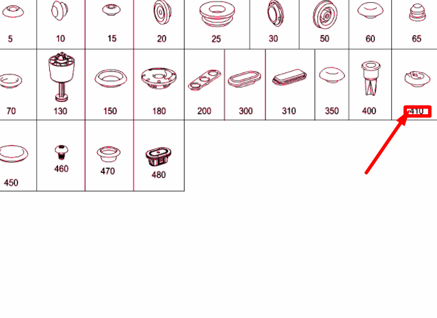 new mercedes-benz slk r170 water drain 36mm a1706280069 original