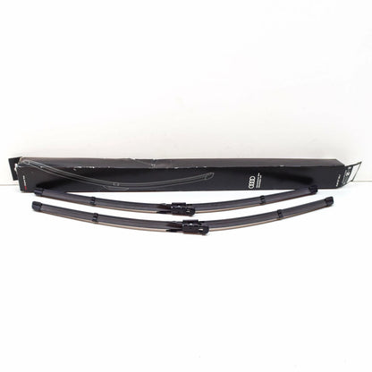 NEW AUDI Q7 4L FRONT AERODYNAMIC WIPER BLADES SET LHD 4L1998002