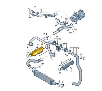NEW AUDI A4 B9 AVANT INTAKE MANIFOLD 06M133268AD 2016 ORIGINAL