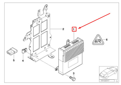NEW BMW 5 E39 SOUND AMPLIFIER 65128374535 8374535 ORIGINAL