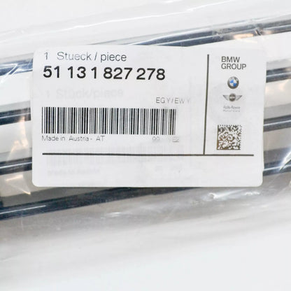 NEW BMW E9 COUPE FRONT WING BLACK GRILLE RIGHT 51131827278 ORIGINAL