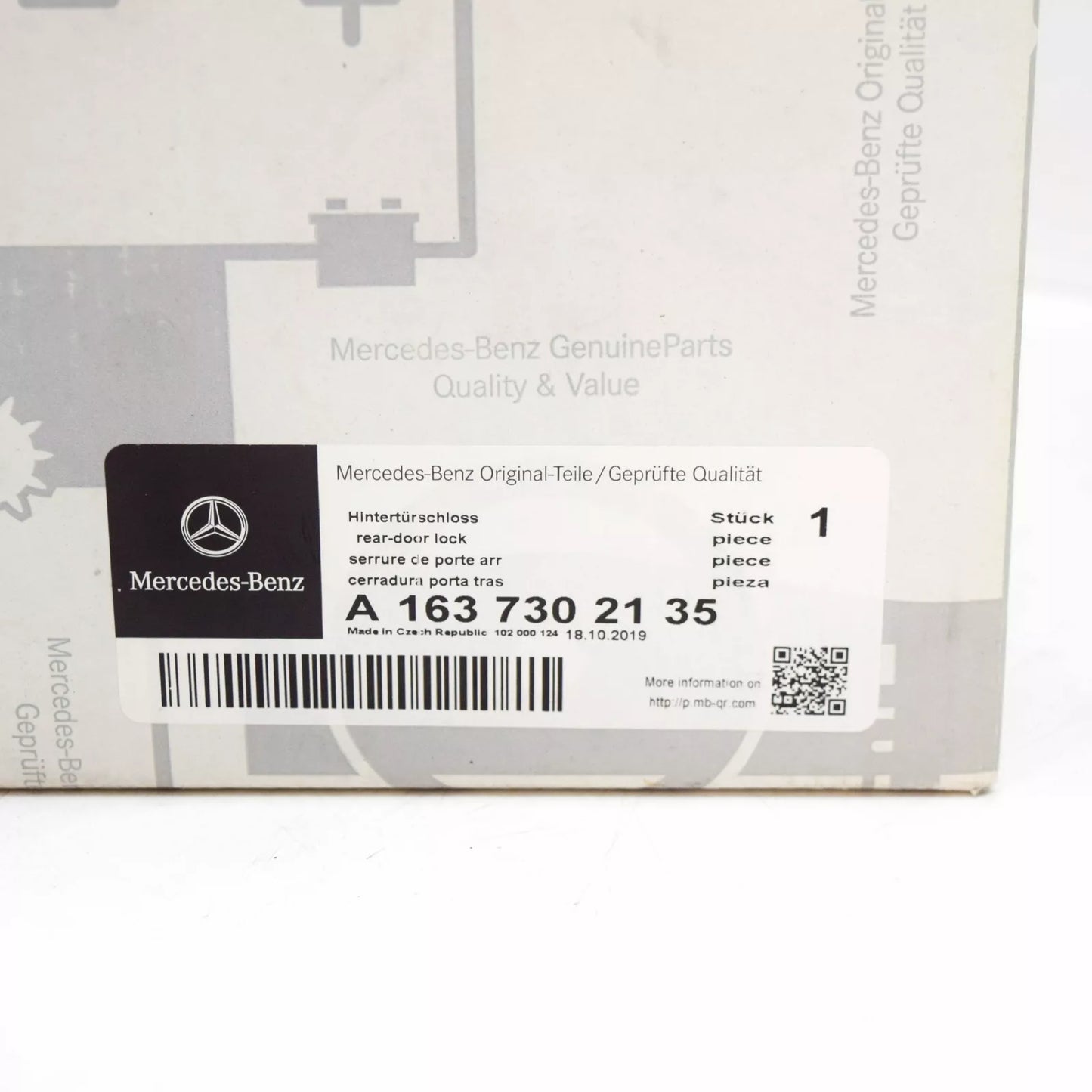 NEW MERCEDES-BENZ ML W163 REAR LEFT DOOR LOCK A1637302135