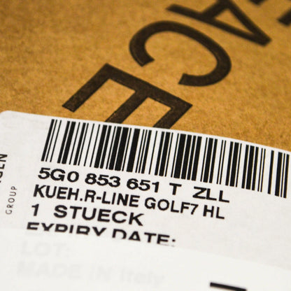 NEW VW GOLF MK7 R-LINE FRONT UPPER CENTER GRILL BLACK 5G0853651TZLL ORIGINAL