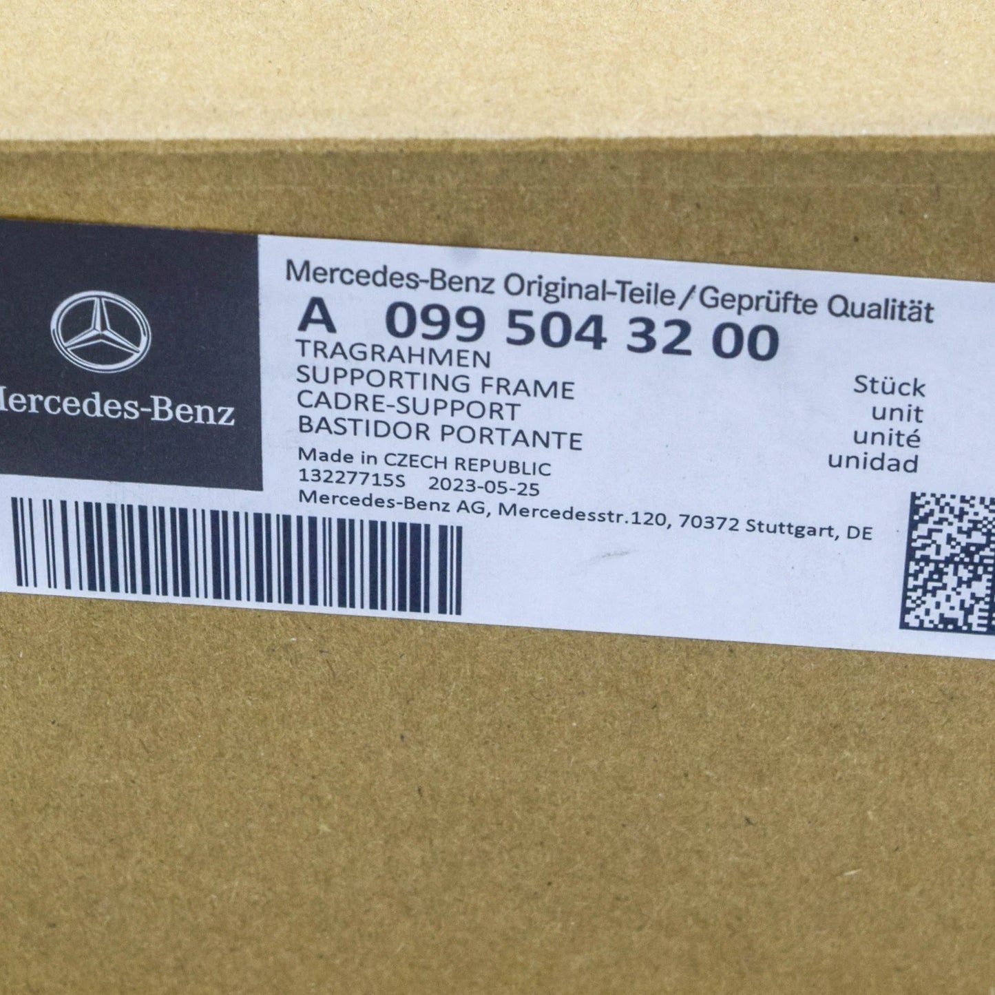 NEW MERCEDES-BENZ C W206 RIGHT RADIATOR HOLDER A0995043200 ORIGINAL