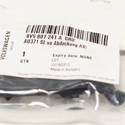 NEW AUDI A3 8V FRONT BUMPER TOW HOOK EYE CAP COVER 8V5807241AGRU