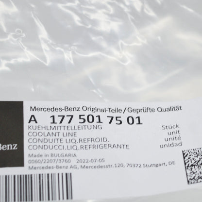 NEW MB CLA COUPE C118 RIGHT SIDE WATER RADIATOR HOSE A1775017501