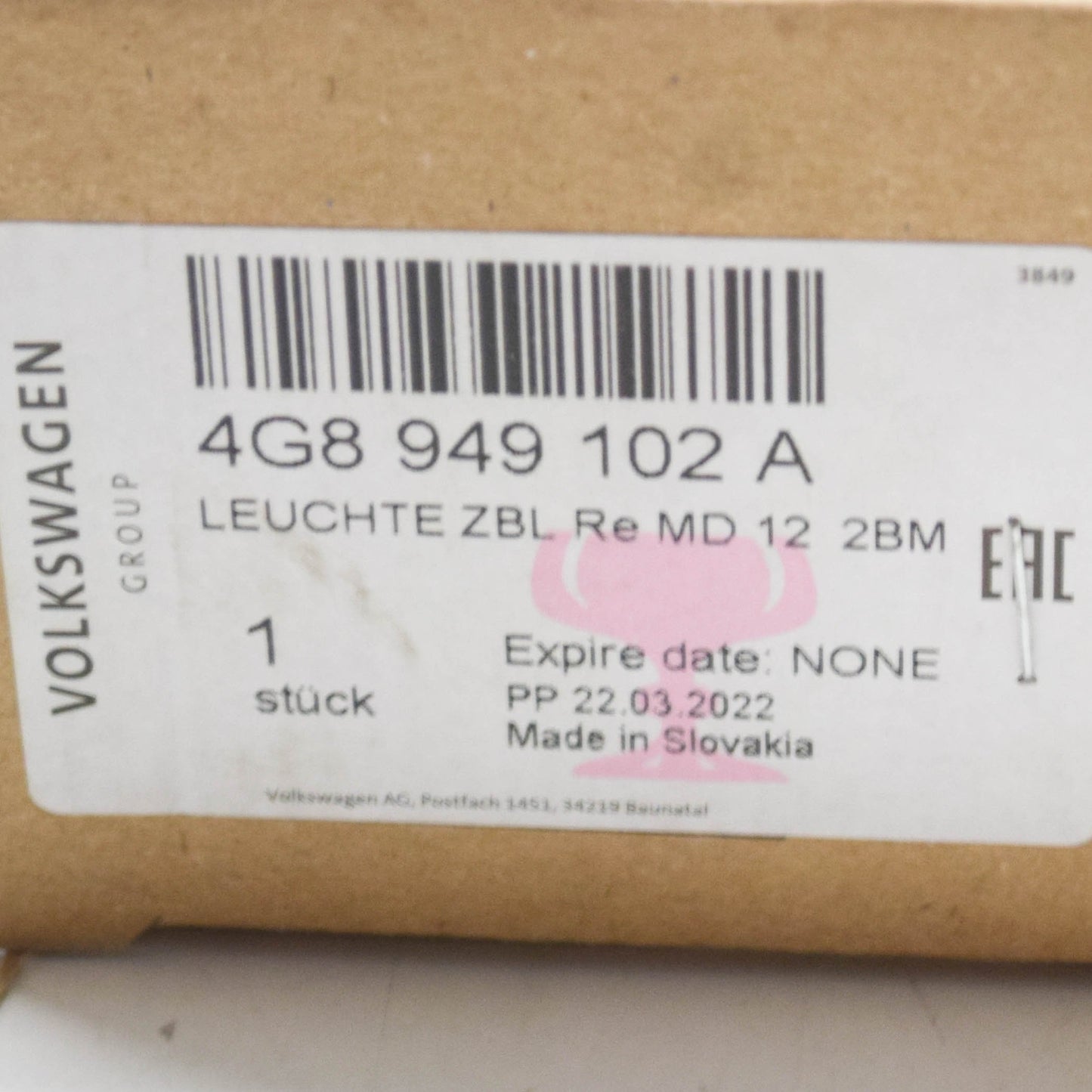 NEW AUDI A7 4G RIGHT WING MIRROR TURN INDICATOR 4G8949102A ORIGINAL