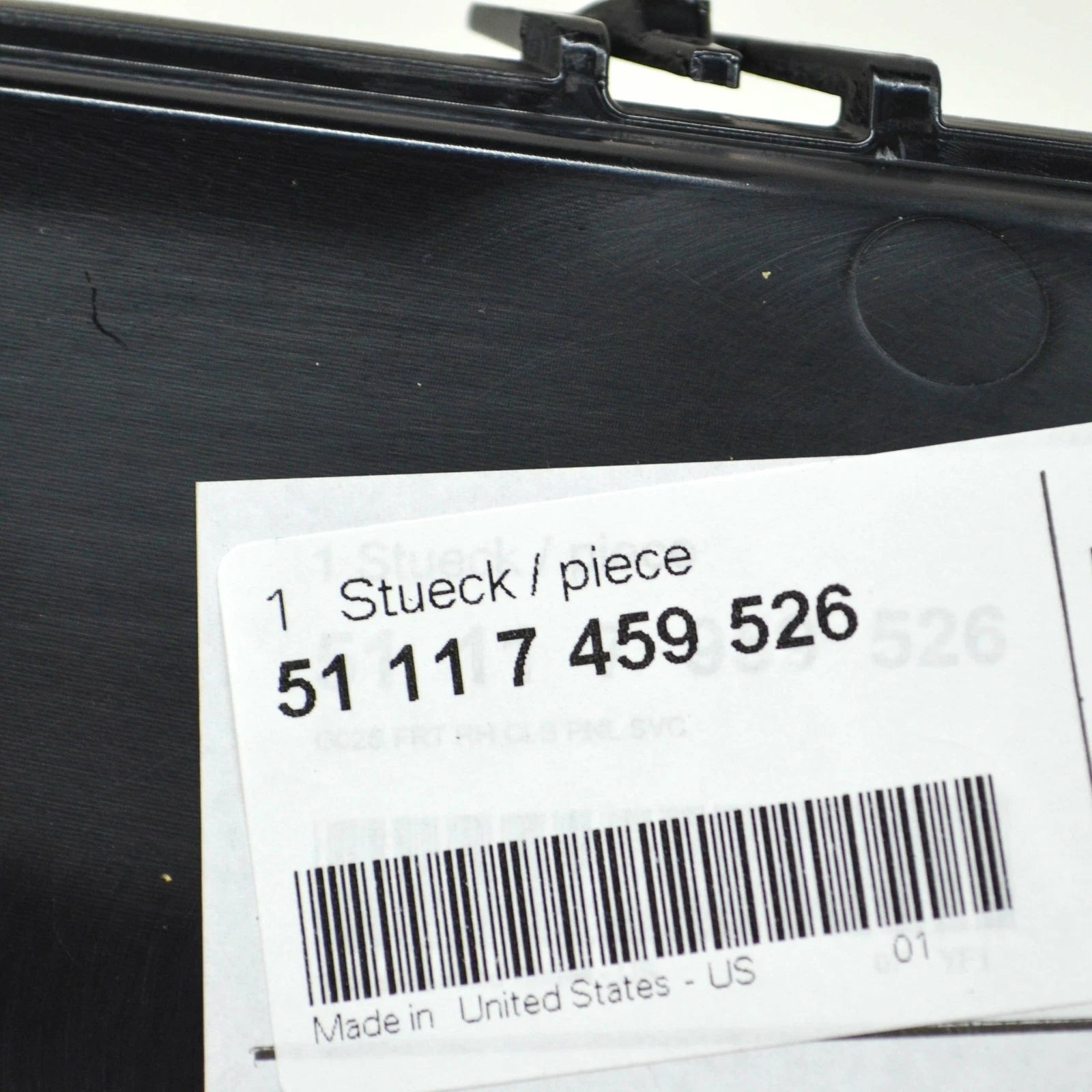 NEW BMW X4 G02 FRONT RIGHT AIR INLET PANEL COVER 51117459526 ORIGINAL