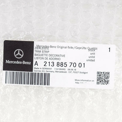 NEW MERCEDES-BENZ E REAR BUMPER CENTER MOLDING STRIP TRIM W213 A2138857001