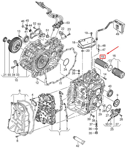 NEW AUDI R8 42 OIL FILTER 0BH325183B ORIGINAL