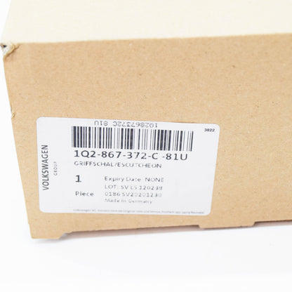 NEW VW EOS FRONT RIGHT DOOR HANDLE SHELL UPPER PART RHD 1Q2867372C81U ORIGINAL