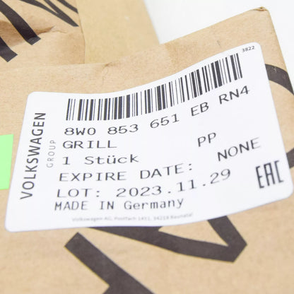 NEW AUDI A4 AVANT B9 RADIATOR GRILLE 8W0853651EBRN4 8W0853651EB RN4 ORIGINAL