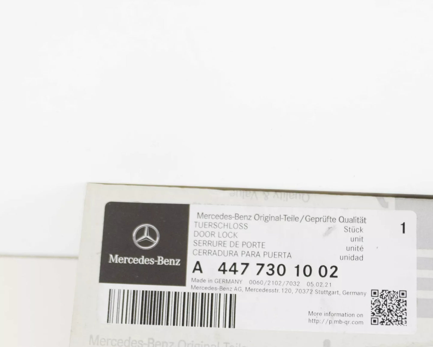 NEW MERCEDES-BENZ VITO W447 REAR RIGHT SLIDING DOOR LOCK A4477301002