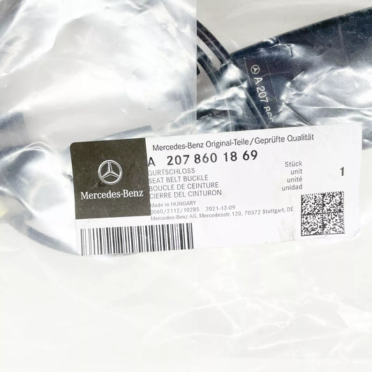 NEW MERCEDES-BENZ E COUPE C207 FRONT RIGHT SEAT BUCKLE A2078601869 ORIGINAL