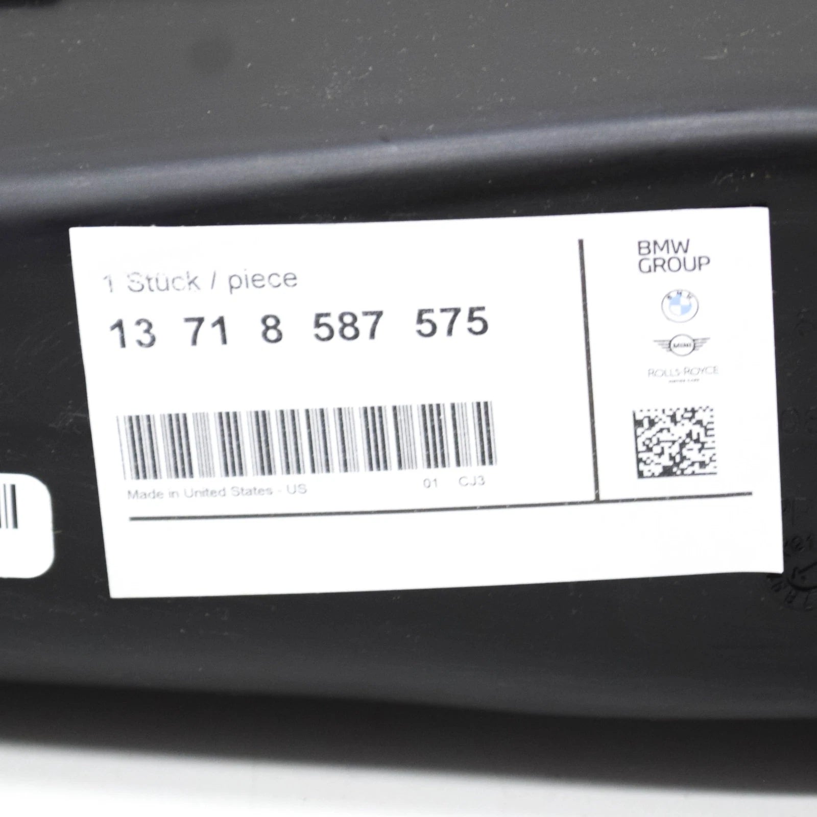 NEW BMW X3 G01 ENGINE AIR INTAKE HOSE 13718587575 ORIGINAL