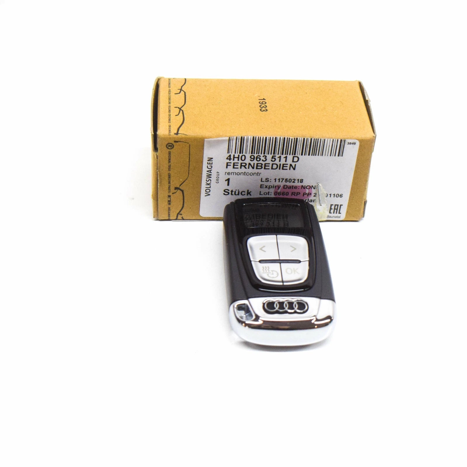 NEW AUDI Q8 AUXILIARY HEATING REMOTE CONTROL 4H0963511D ORIGINAL