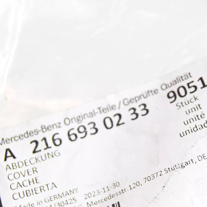 NEW MB CL C216 LUGGAGE COMPARTMENT RIGHT WELD SEAL COVER A21669302339051