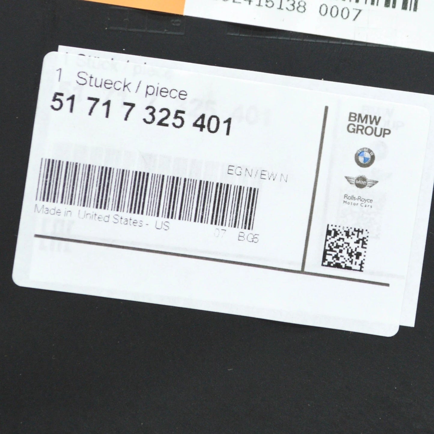 NEW BMW X5 E70 FRONT LEFT WHEEL ARCH COVER 51717325401 7325401 ORIGINAL