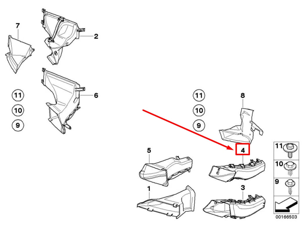 NEW BMW 3 COUPE E92 FRONT RIGHT AIR INTAKE TUBE 51747154418 7154418 ORIGINAL
