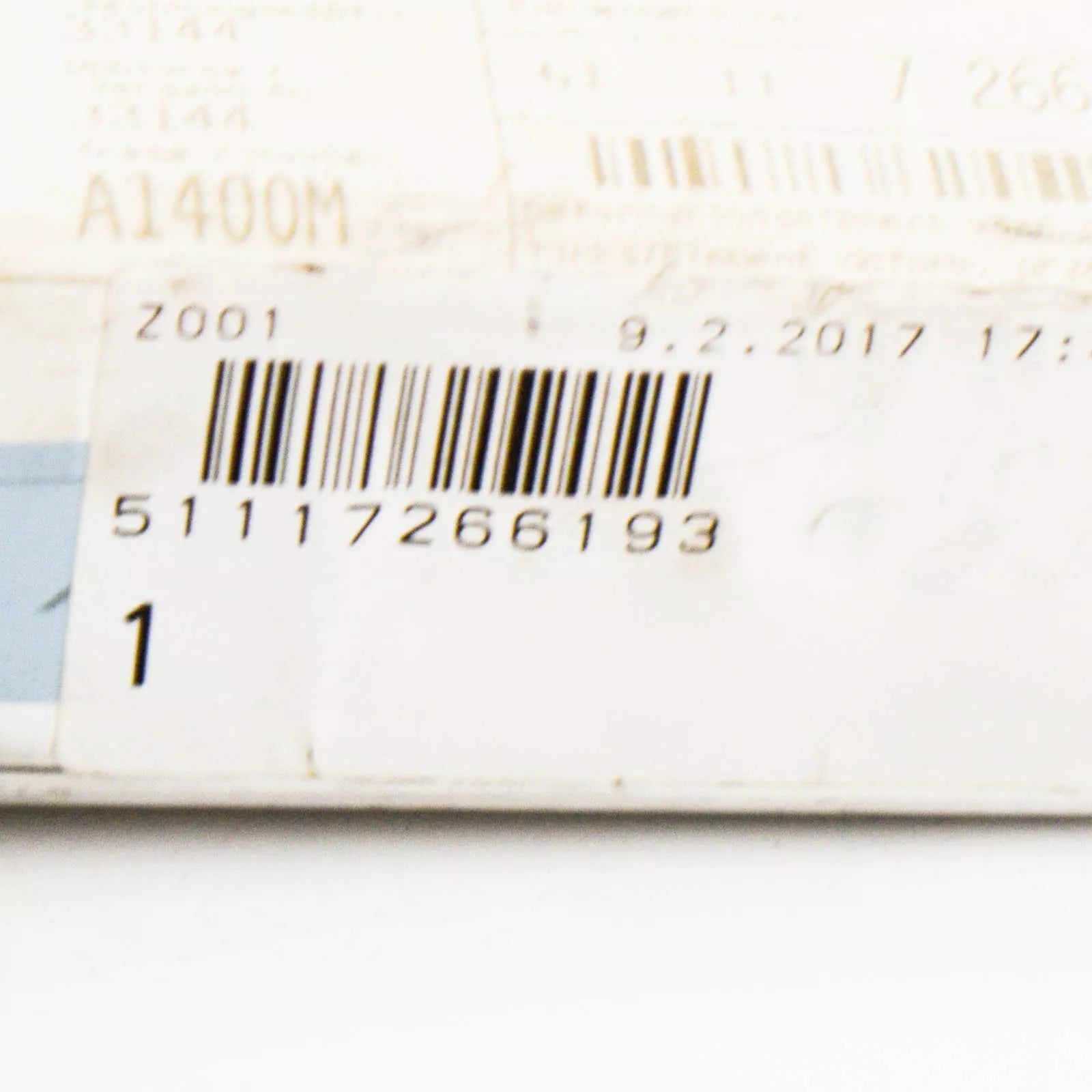 NEW BMW 1 F21 FRONT CARRIER DEFORMATION ELEMENT LEFT SIDE 51117266193 ORIGINAL