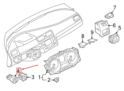 NEW VW GOLF VII 5G MK7 HEADLIGHT SWITCH CONTROL UNIT 5G0941431BJWZU ORIGINAL