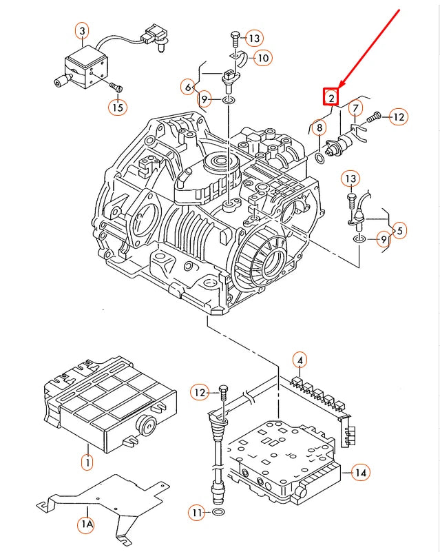 NEW AUDI A3 8P MULTI FUNCTION SWITCH FOR AUTOMATIC GEARBOX 095919823F ORIGINAL