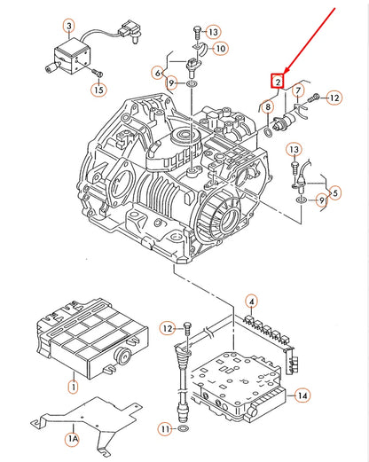NEW AUDI A3 8P MULTI FUNCTION SWITCH FOR AUTOMATIC GEARBOX 095919823F ORIGINAL