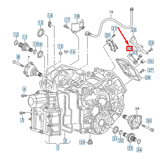 new volkswagen passat b8 3g gearbox lever 0am321171c original