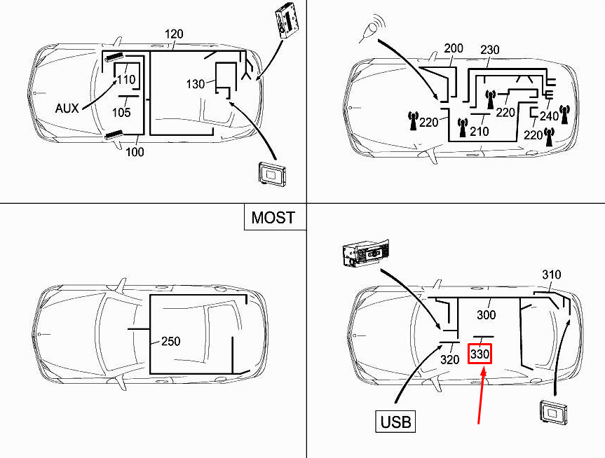 new mercedes-benz e coupe c207 multimedia box wiring harness a2075402001