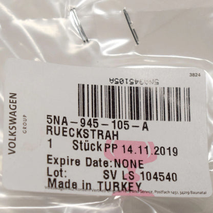 NEW VOLKSWAGEN TIGUAN 5N REAR BUMPER LEFT REFLECTOR 5NA945105A 2016