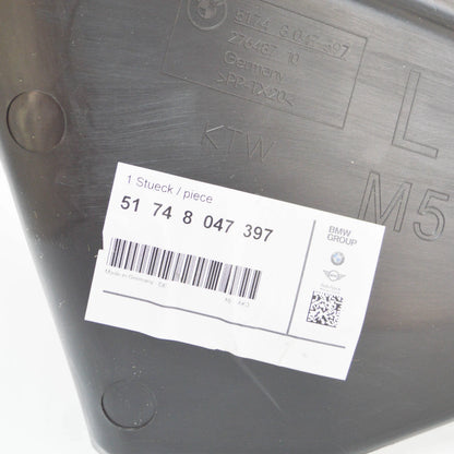 NEW BMW 5 F10 4.4I 412KW LEFT SIDE AIR DUCT 51748047397 2012 ORIGINAL