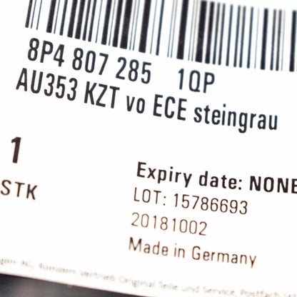 NEW AUDI A3 8P FRONT BUMPER LICENSE PLATE HOLDER BRACKET 8P48072851QP